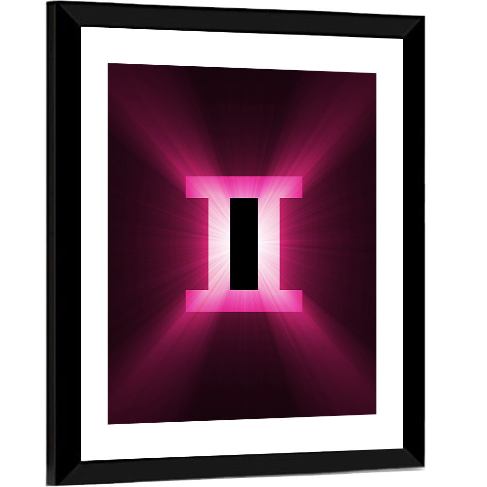 Gemini Symbol Wall Art