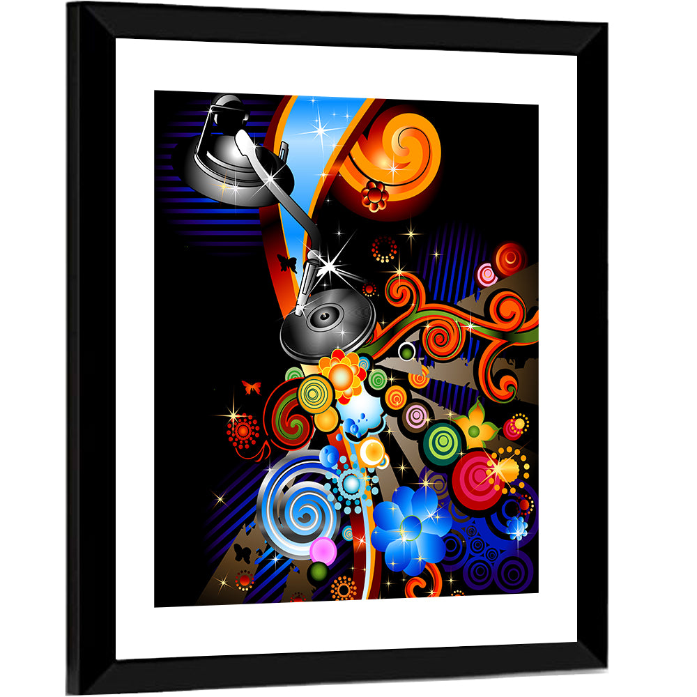 Party Design Illustration Wall Art