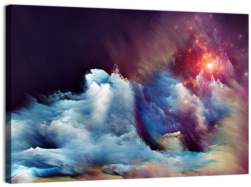 Energy of Dream Nebula Wall Art, canvas print, landscape