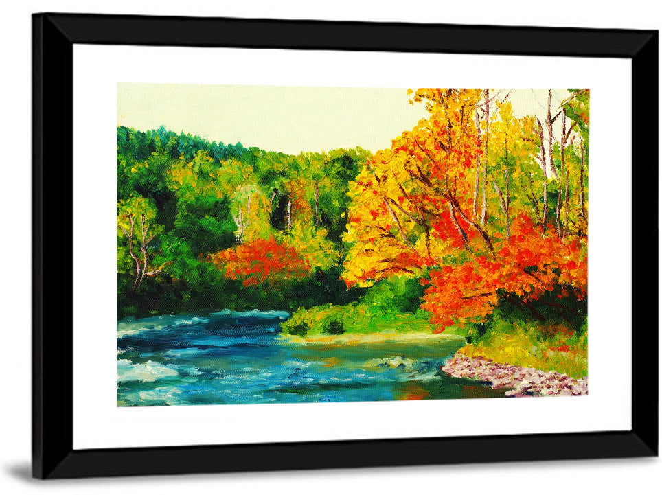 Maple In Autumn Artwork Wall Art
