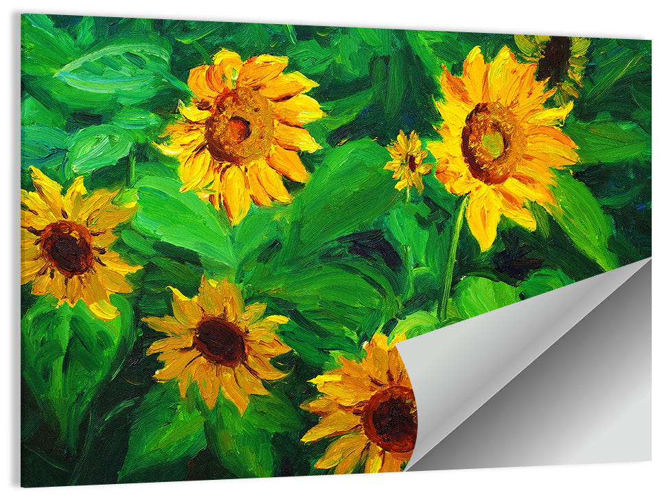 Sunflower Artwork Wall Art