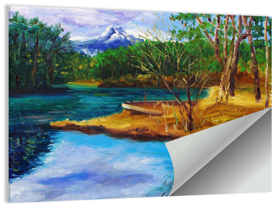 Autumn Stream Artwork Wall Art