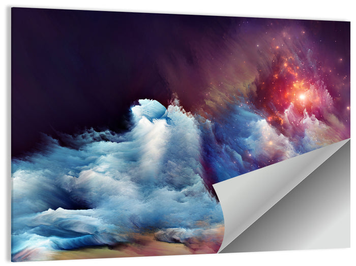 Energy of Dream Nebula Wall Art as a poster print