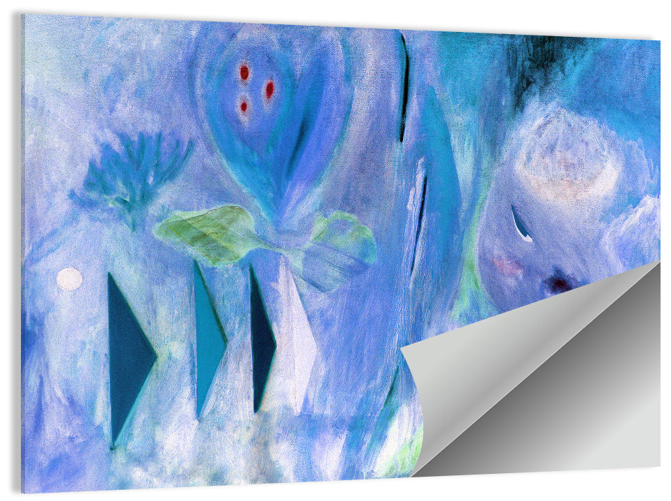 Bluish Texture Wall Art