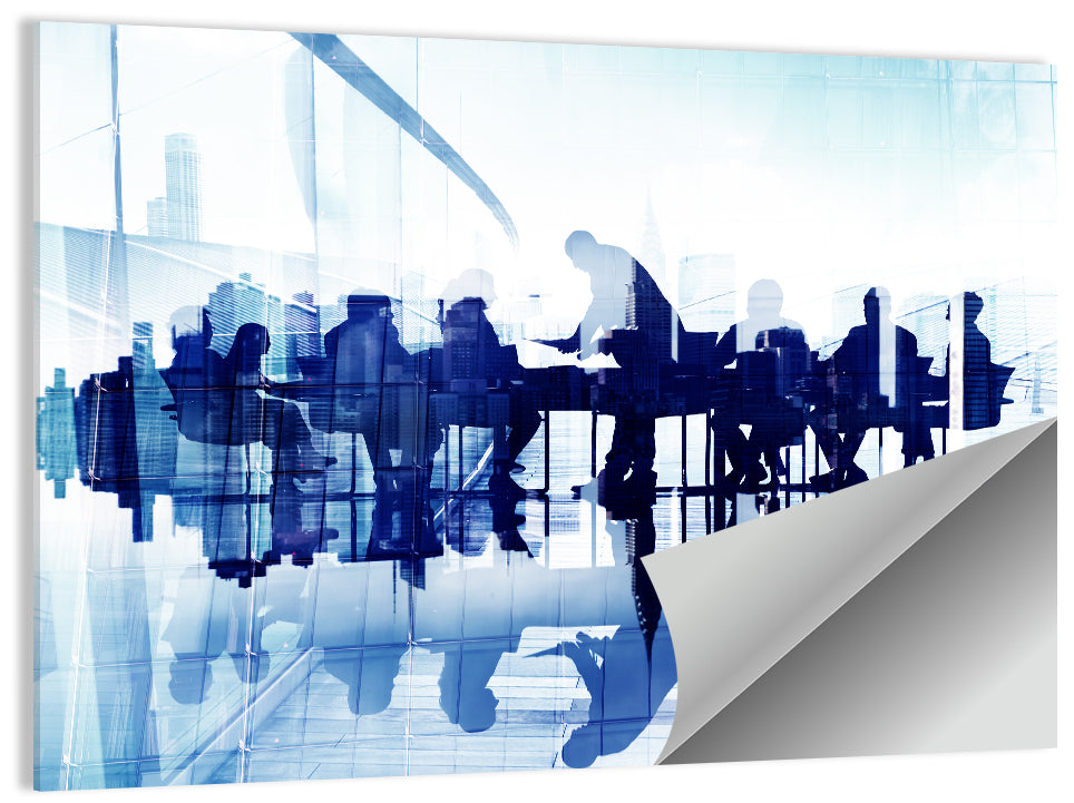 Business Peoples Meeting Wall Art