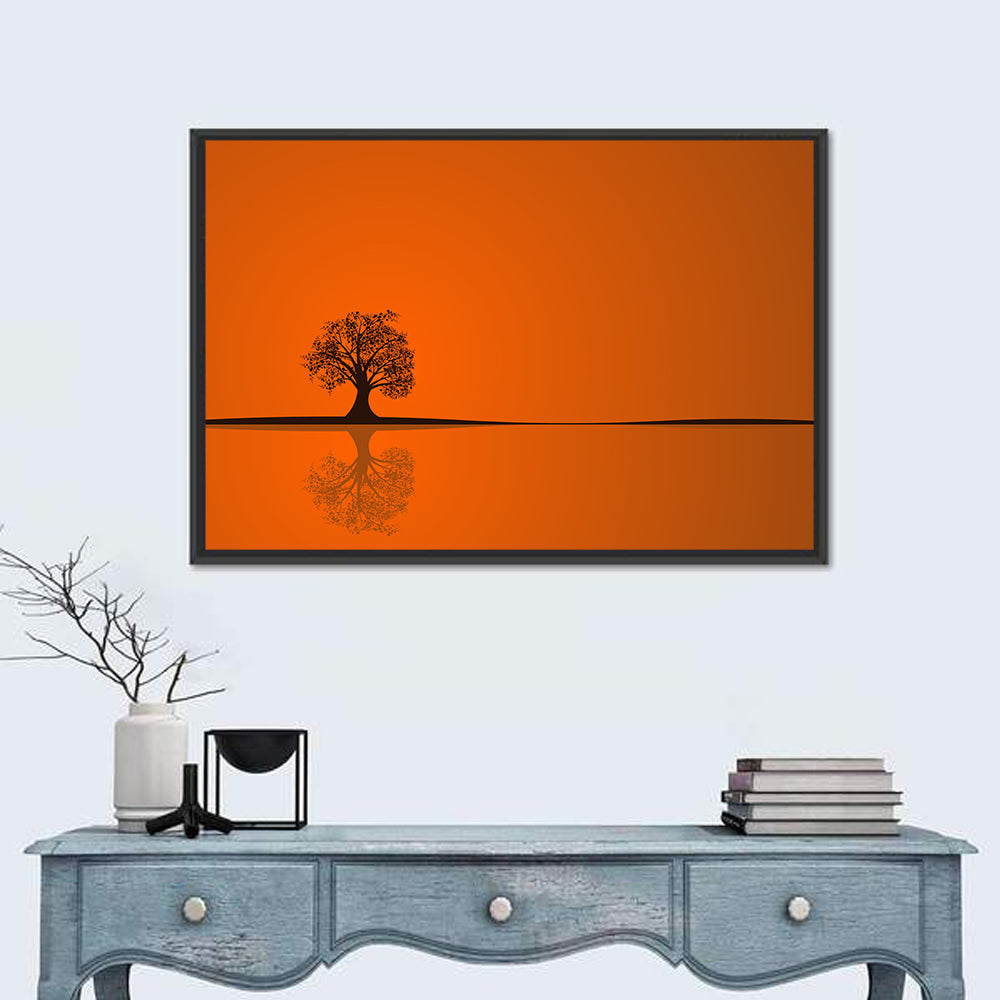 Autumn Tree Illustration Wall Art