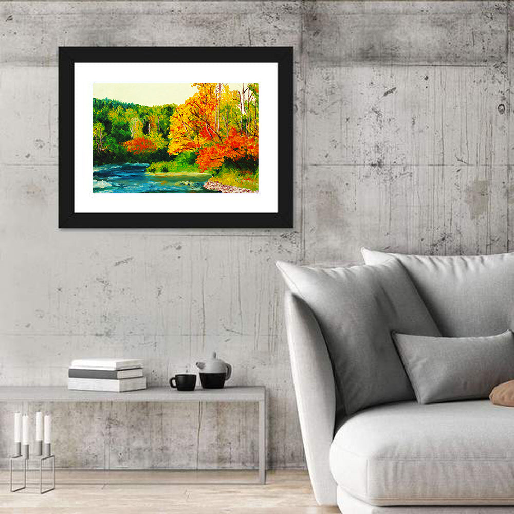 Maple In Autumn Artwork Wall Art