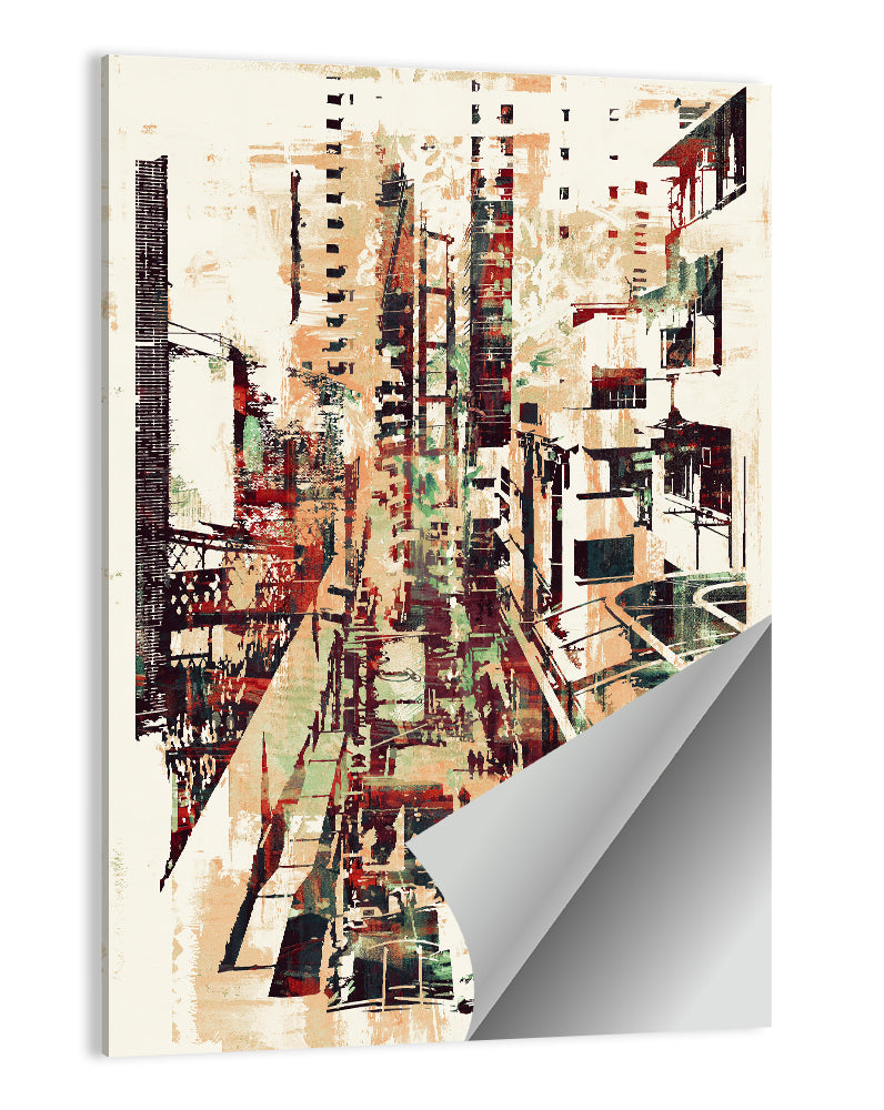 Cityscape Abstract I Wall Art