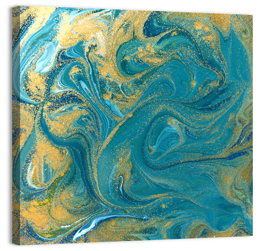 Ink Marble Texture Wall Art