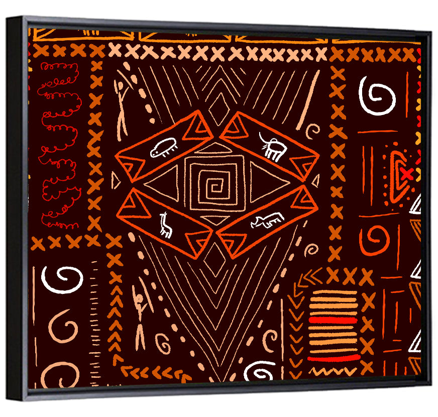 African Art Pattern Wall Art