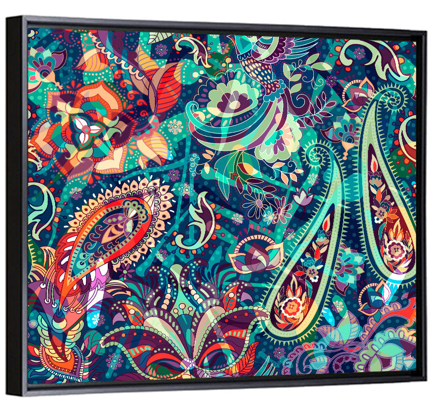 Floral Backdrop Wall Art