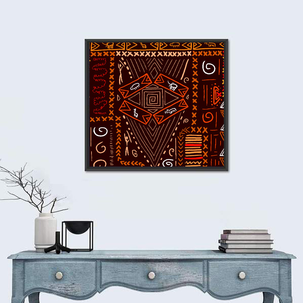 African Art Pattern Wall Art