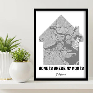 Home Is Where My Mom Is Map