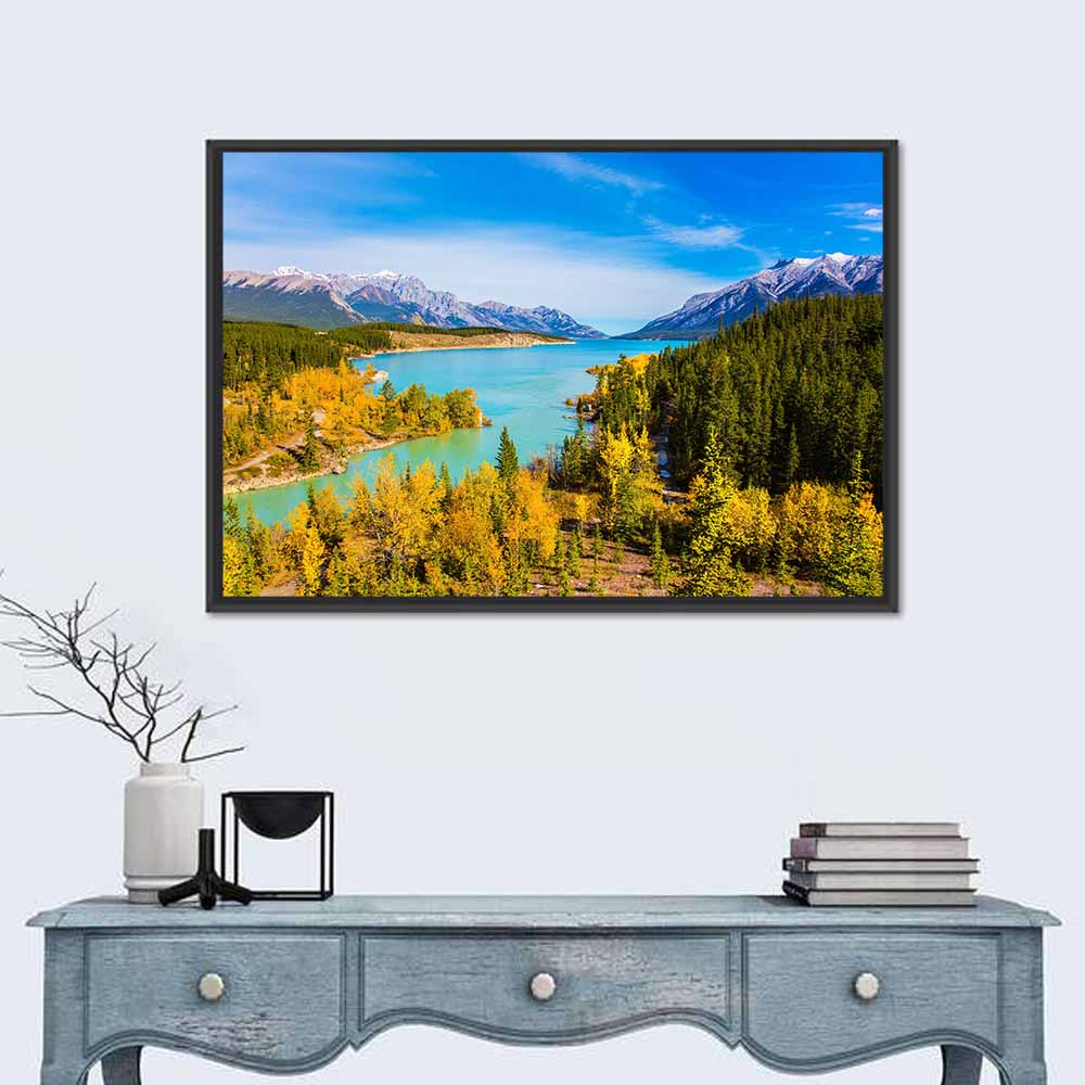 Abraham Lake Shoreline Wall Art