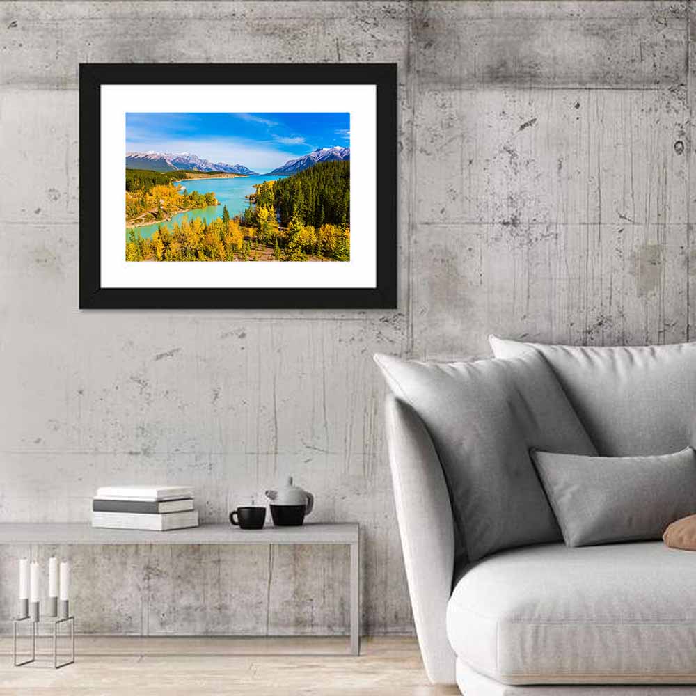 Abraham Lake Shoreline Wall Art
