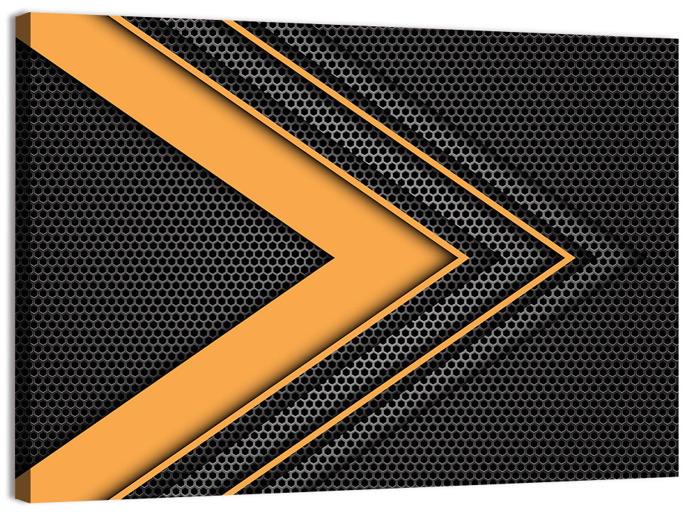 Layered Chevron Arrow Abstract Wall Art, canvas print, landscape