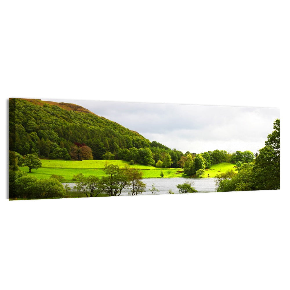 Cumbria Lake District Landscape Wall Art, canvas print, panoramic