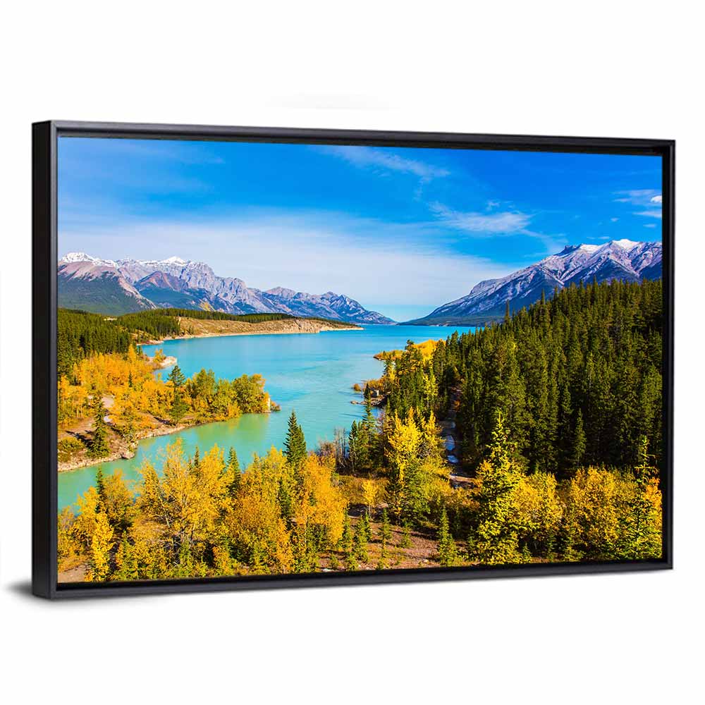 Abraham Lake Shoreline Wall Art