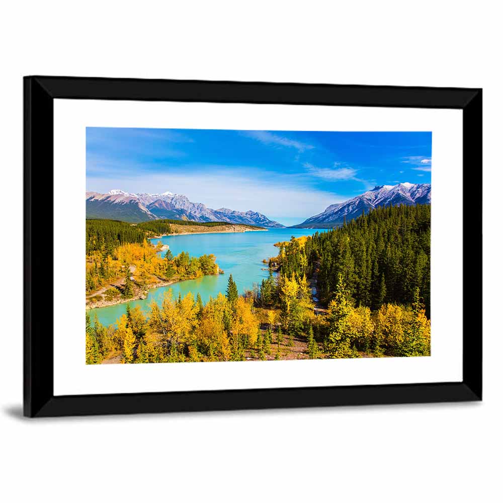 Abraham Lake Shoreline Wall Art