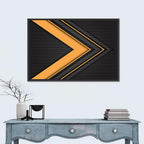 Layered Chevron Arrow Abstract Wall Art