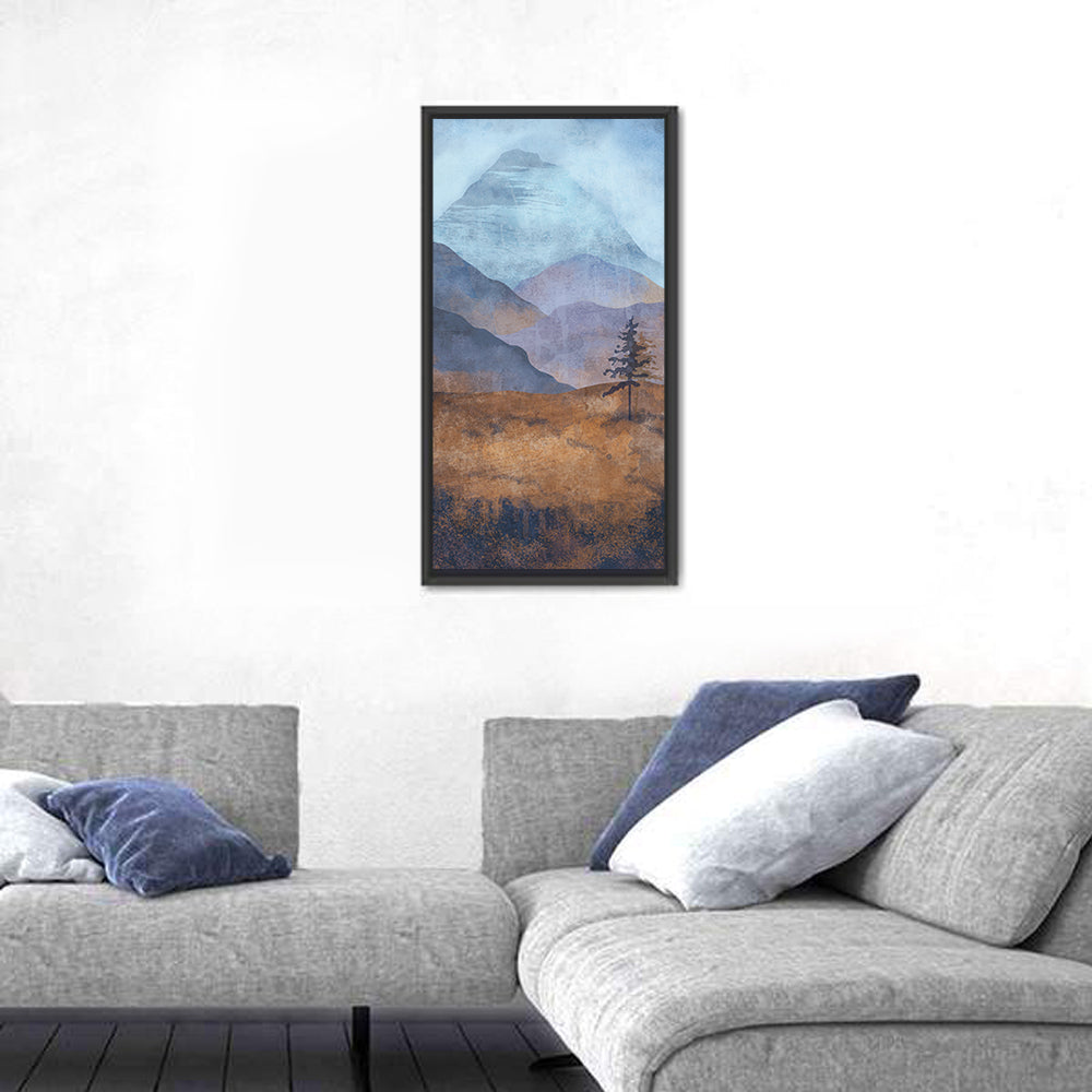 Textured Mountains Wall Art