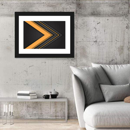 Arrow Speed Direction Abstract Wall Art