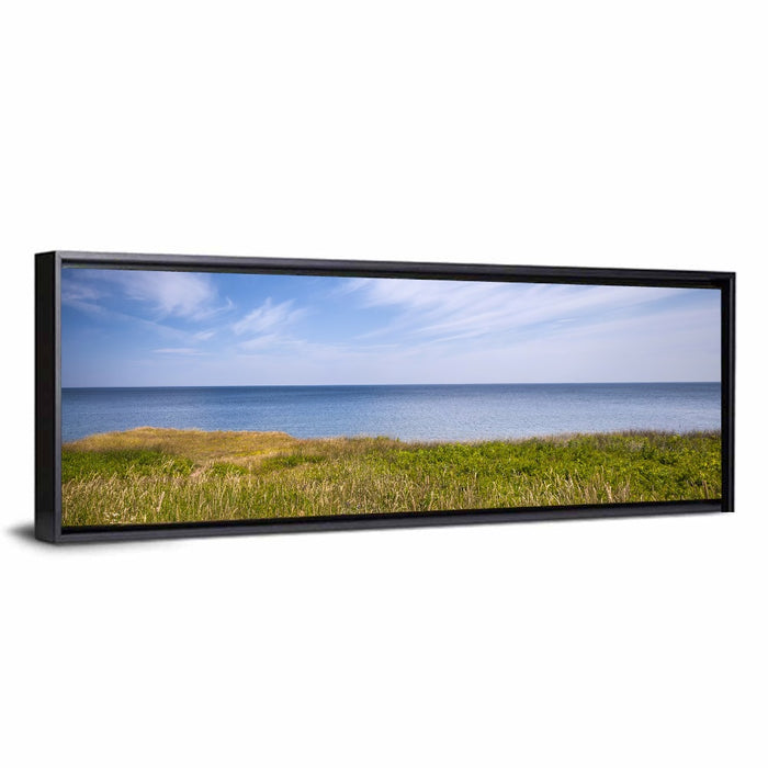 Atlantic Coastal Meadow Wall Art as a framed canvas