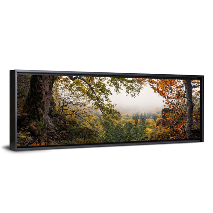 Enchanted Forest Valley Wall Art as a framed canvas