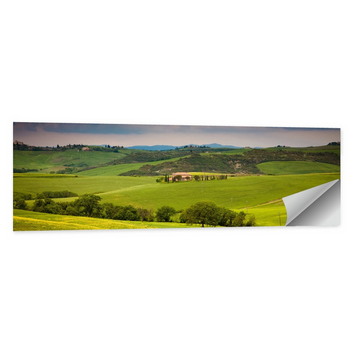 Tuscany in Summer Wall Art as a poster print