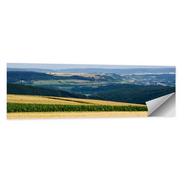 Village Grainfields Wall Art as a poster print