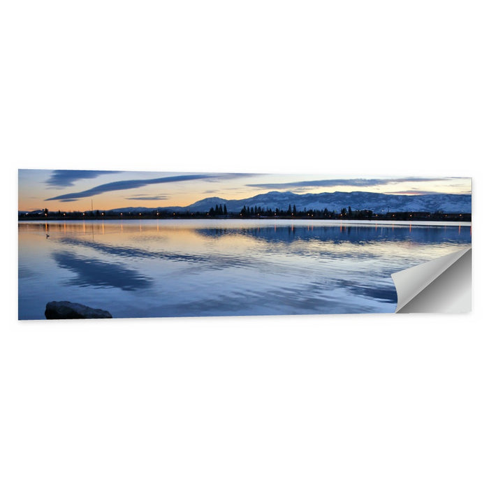 Sparks Marina Twilight Reflection Wall Art as a poster print