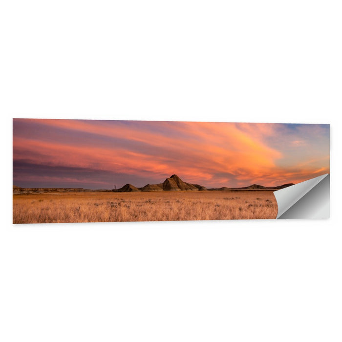 Toadstool State Park Sunset Wall Art as a poster print