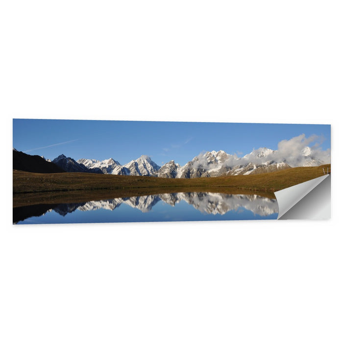 Svaneti Lake Reflection Wall Art as a poster print