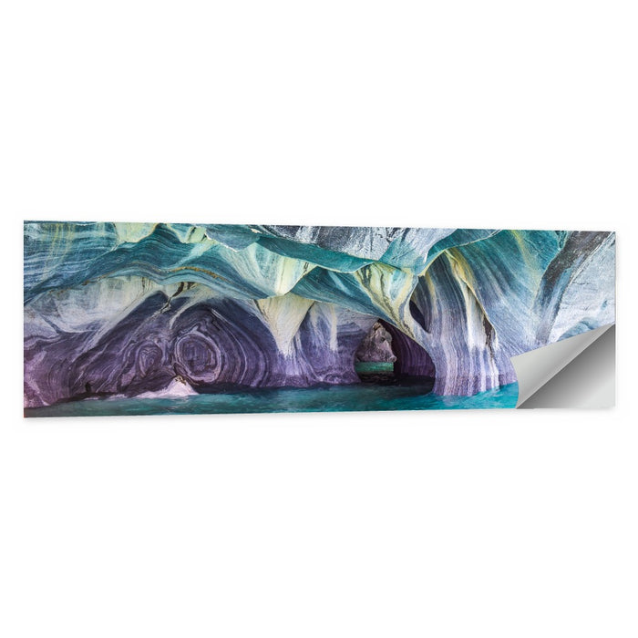 Marble Caves of Lake General Carrera Wall Art as a poster print