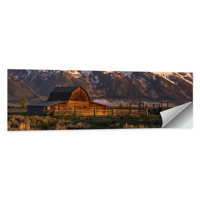 John Moulton Barn, Mormon Row Wall Art as a poster print