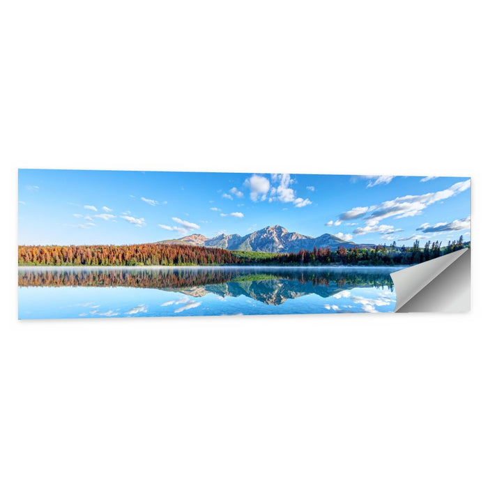 Patricia Lake Autumn Reflection Wall Art as a poster print