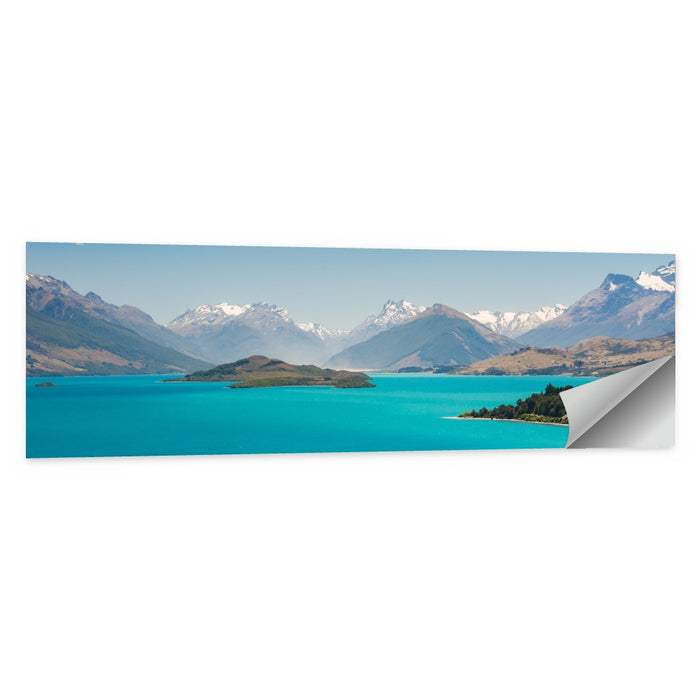 Wakatiup Lake Turquoise Waters New Zealand Wall Art as a poster print