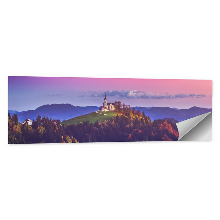 Saint Leonard Hilltop Church Wall Art as a poster print
