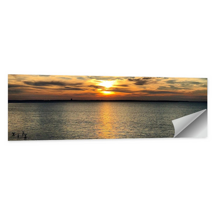 Texoma Lake Sunset Wall Art as a poster print