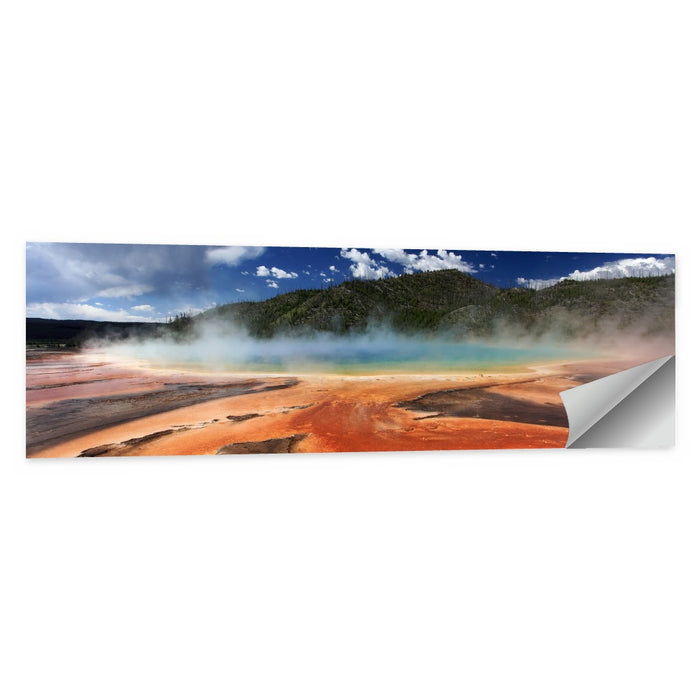 Grand Prismatic Spring, Yellowstone Wall Art as a poster print