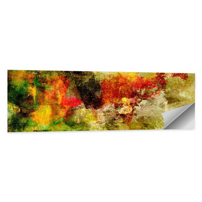 Layered Paint Texture Study Wall Art as a poster print