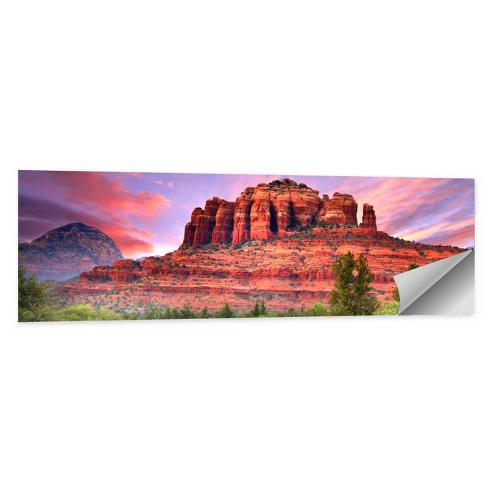 Drive Toward Cathedral Rock, Sedona Wall Art as a poster print