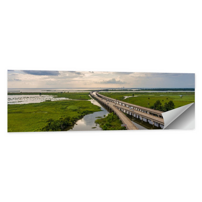 Interstate 10 Bridge Wall Art as a poster print