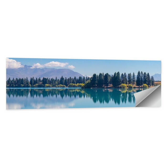 Lake Ruataniwha Reflection Wall Art as a poster print
