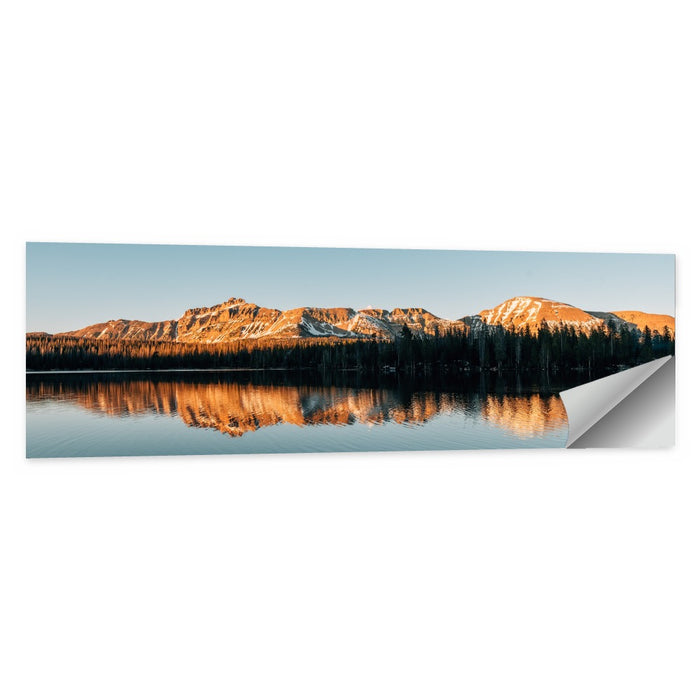 Mirror Lake Reflection, Uinta Mountains Wall Art as a poster print