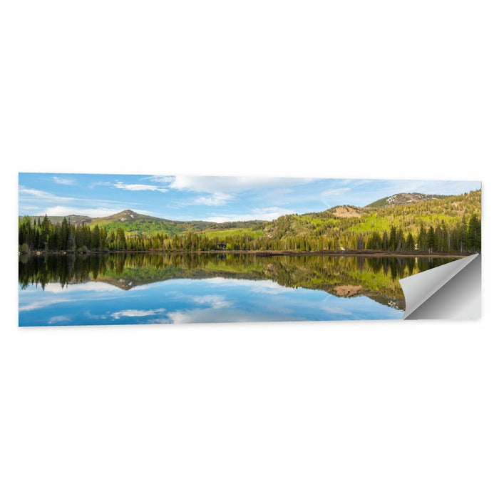Silver Lake Reflection Wall Art as a poster print