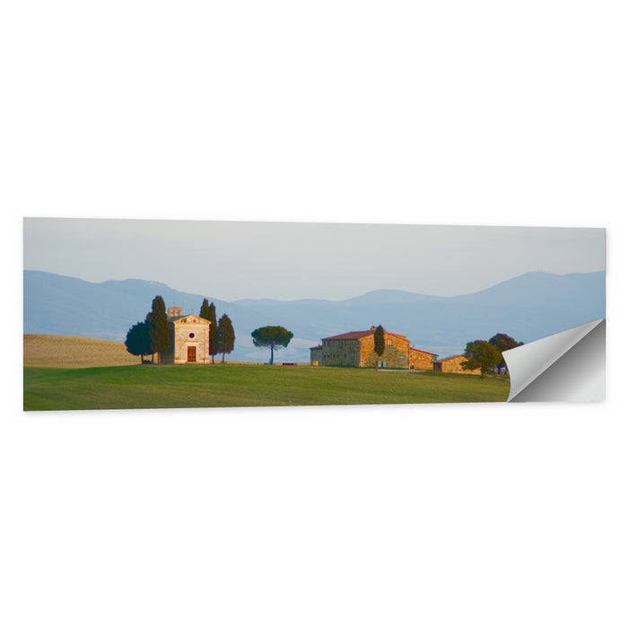 Vitaleta Chapel, Tuscany Wall Art as a poster print