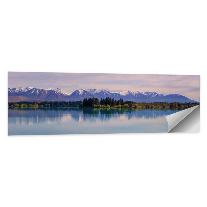 Lake Ruataniwha Reflection Wall Art as a poster print