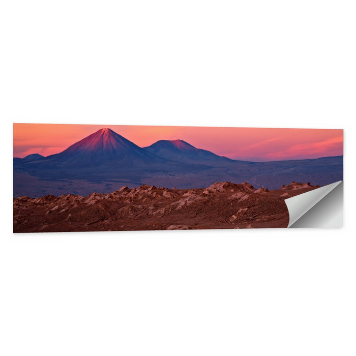 Valle De La Luna, Licancabur Volcano Wall Art as a poster print