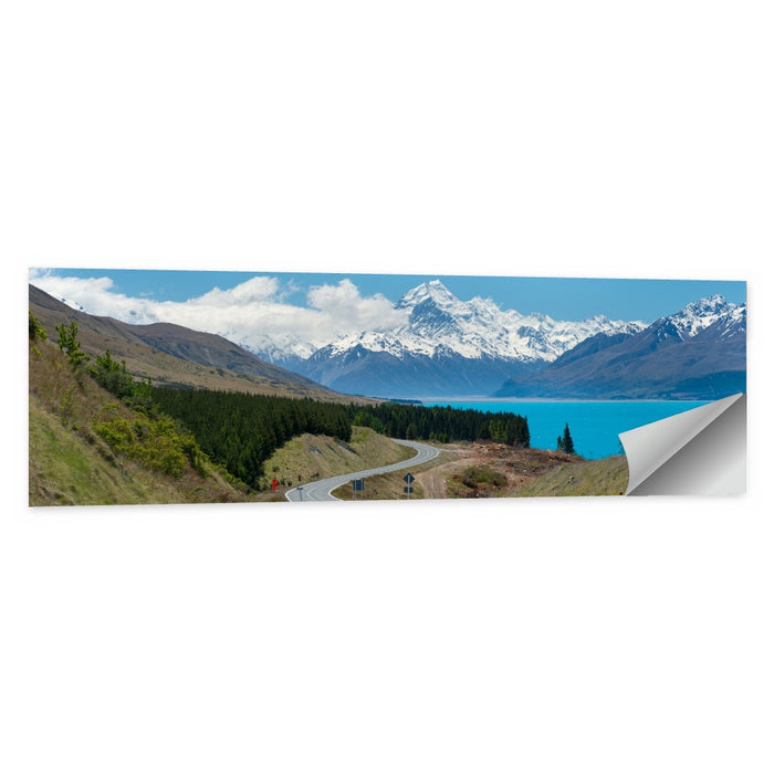 Road to Aoraki Mount Cook Wall Art as a poster print
